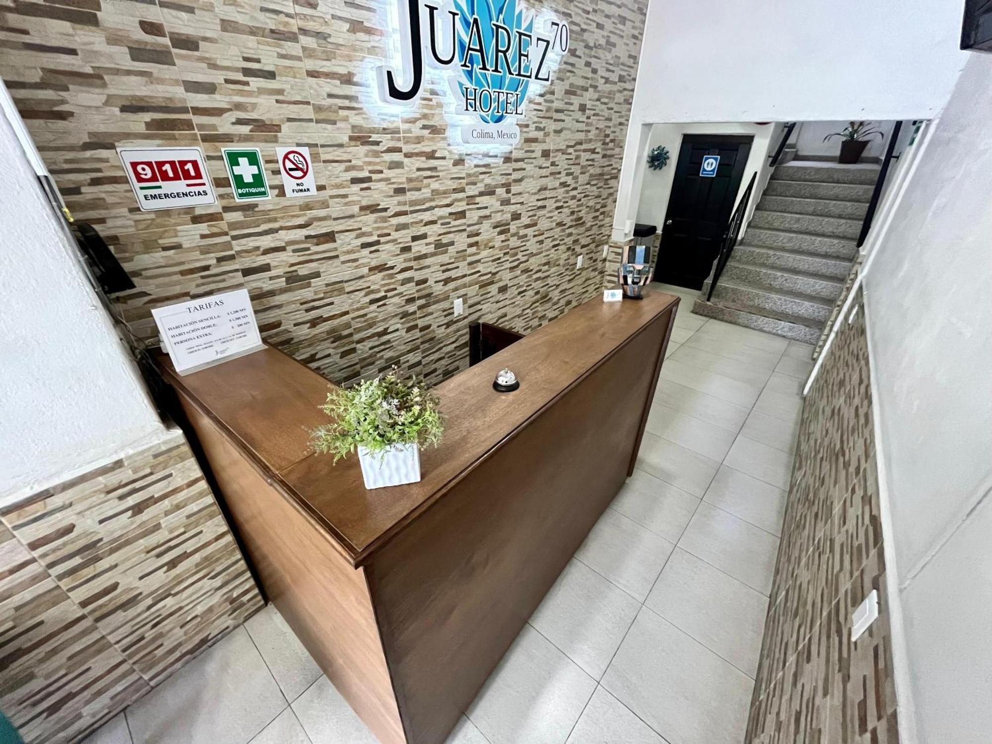 Hotel Juarez 70 Colima Eksteriør bilde